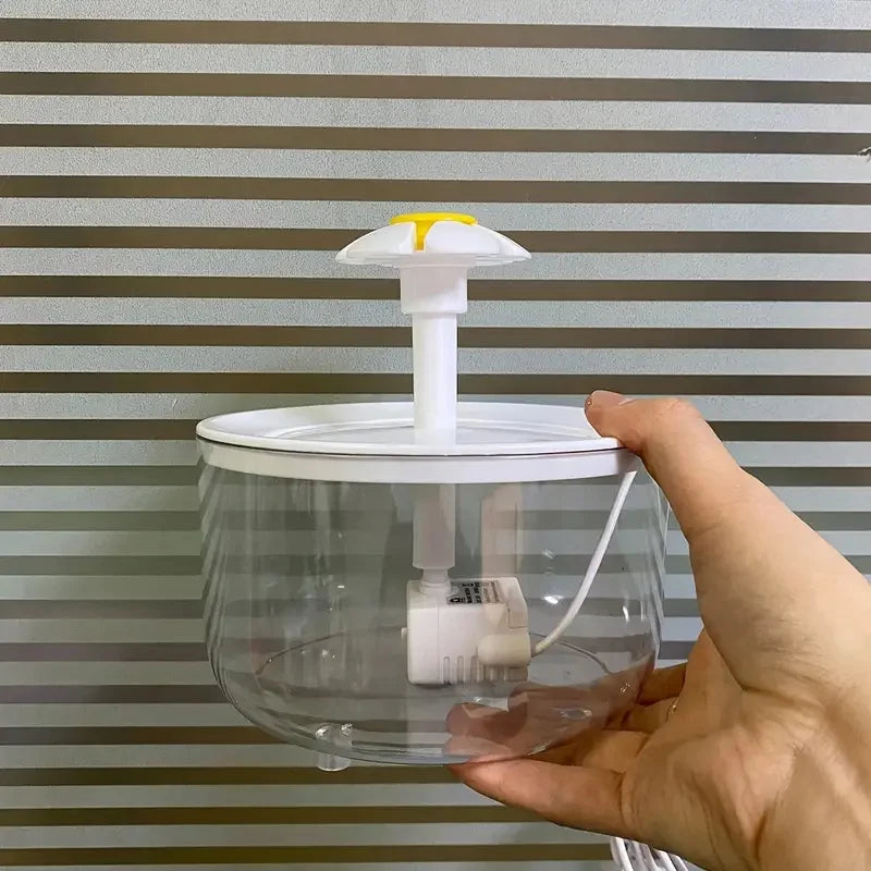5V USB Powered Whisper-Quiet Automatic Pet Water Fountainfor Cats dog - Food-Grade Pp Material, Low Voltage Operation