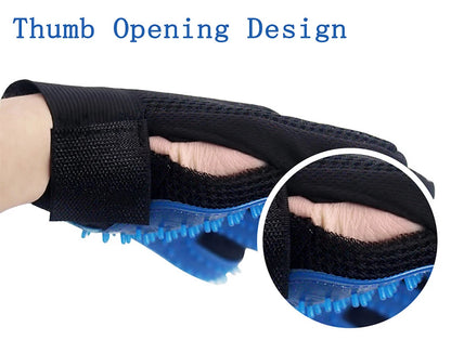 Pet Hair Remover Gloves Cat Dog Massage Bathing Cleaning Grooming Supplies Silicone Hair Sticking Removal Brush