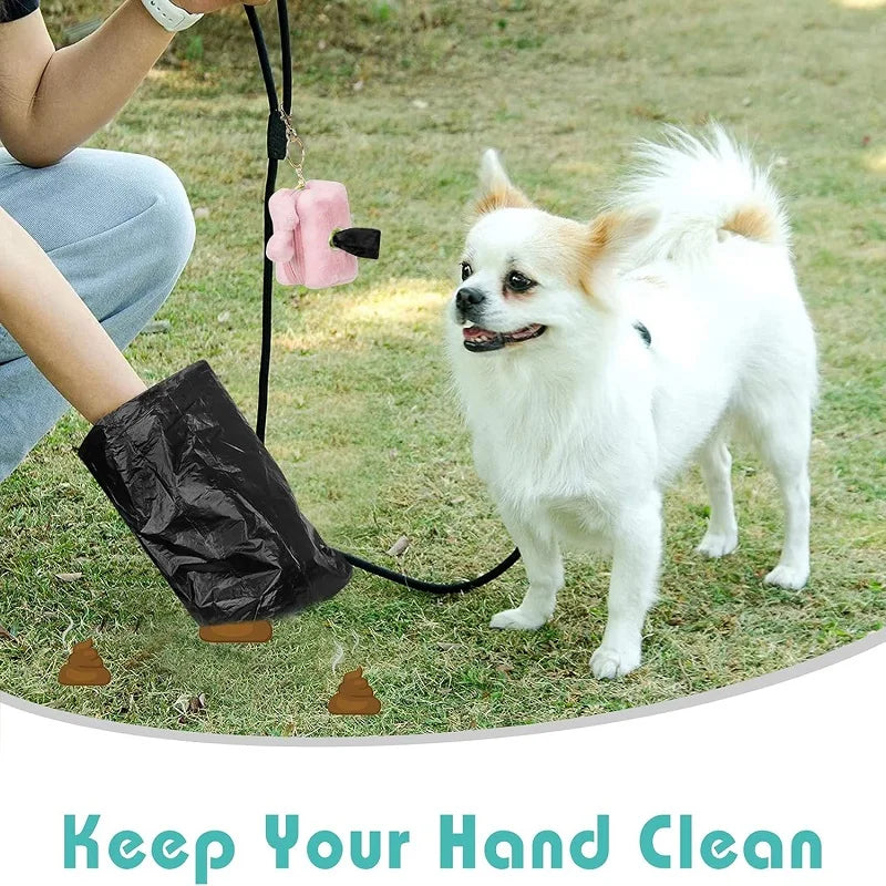 Biodegradable disposable dog poo bag