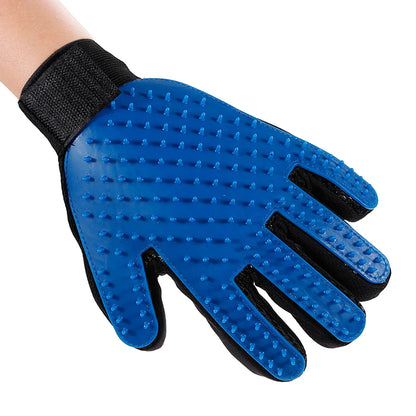Pet Hair Remover Gloves Cat Dog Massage Bathing Cleaning Grooming Supplies Silicone Hair Sticking Removal Brush